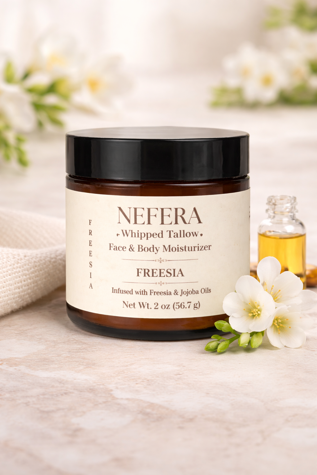 NEFERA Freesia Crème hydratante au suif fouetté (59 ml)